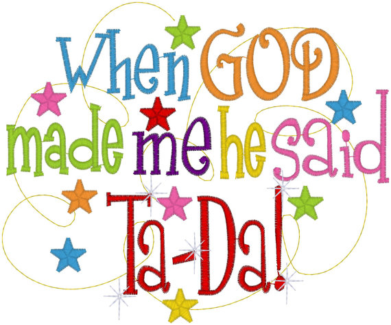 clipart god made me - photo #4