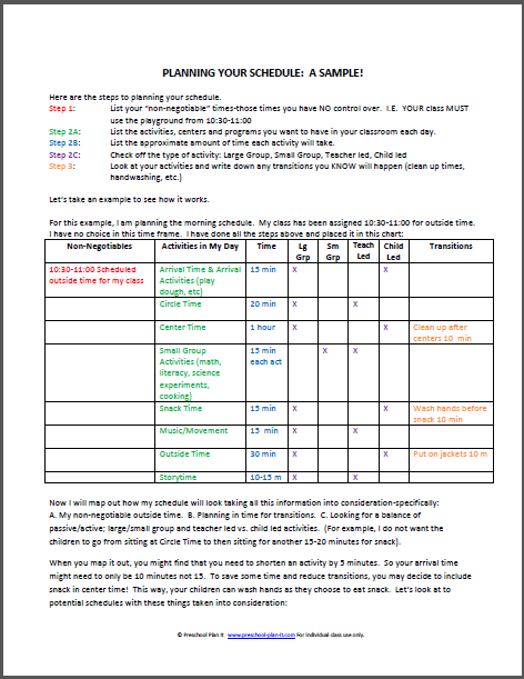 5 Preschool Transition Activities Tips For Transition Planning Tips 