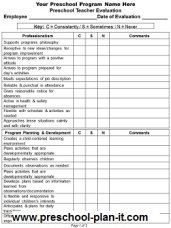 annual employee evaluation forms