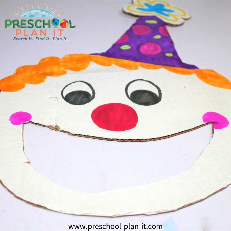 Circus Preschool Theme Bean Bag Tossing