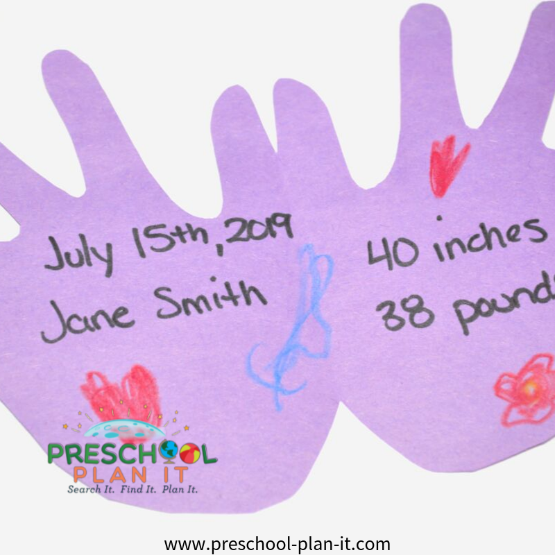 Preschool Weight Chart