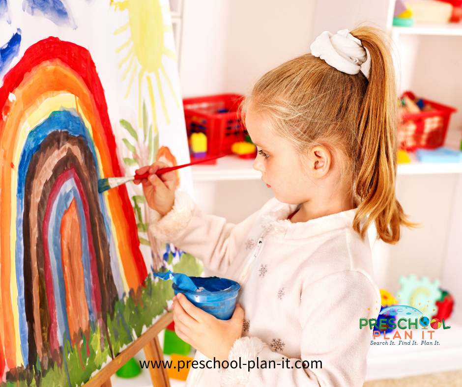 The Art Easel in the Preschool Classroom