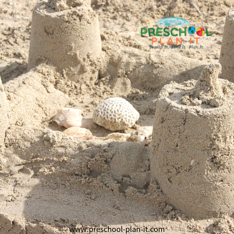 Sandcastle Fun for Preschool Beach Theme