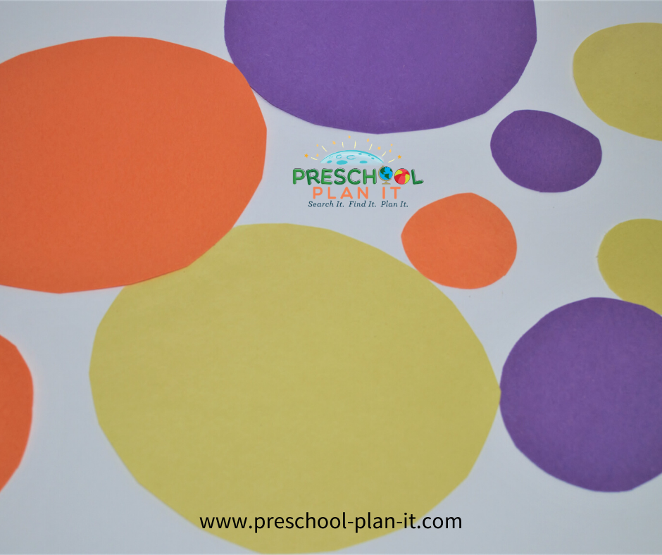 Bubbles Theme For Preschool Sorting Activity