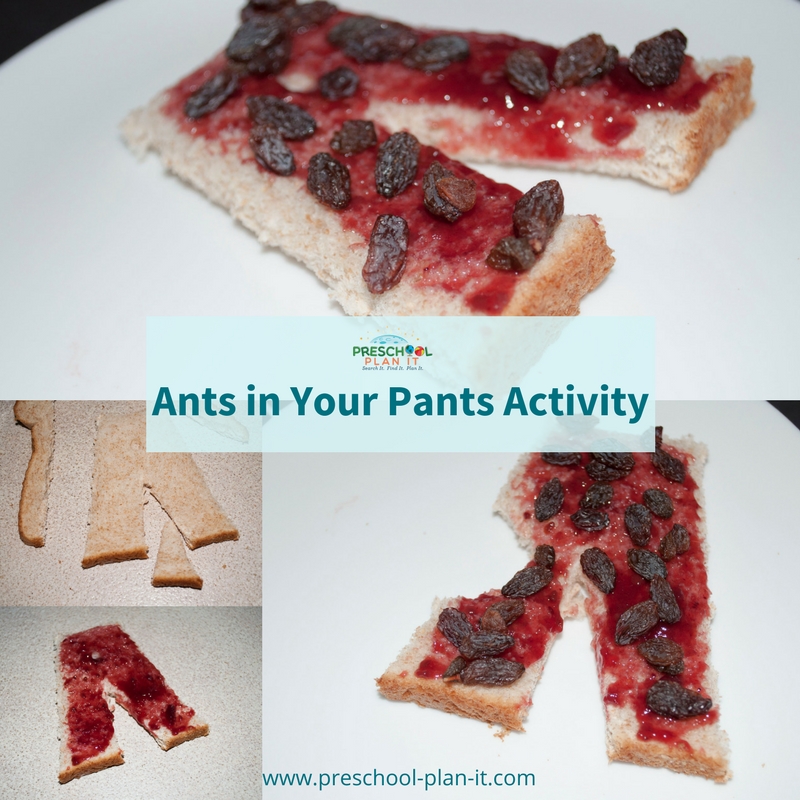 Ants In Your Pants toast for your Bugs and Insects preschool theme