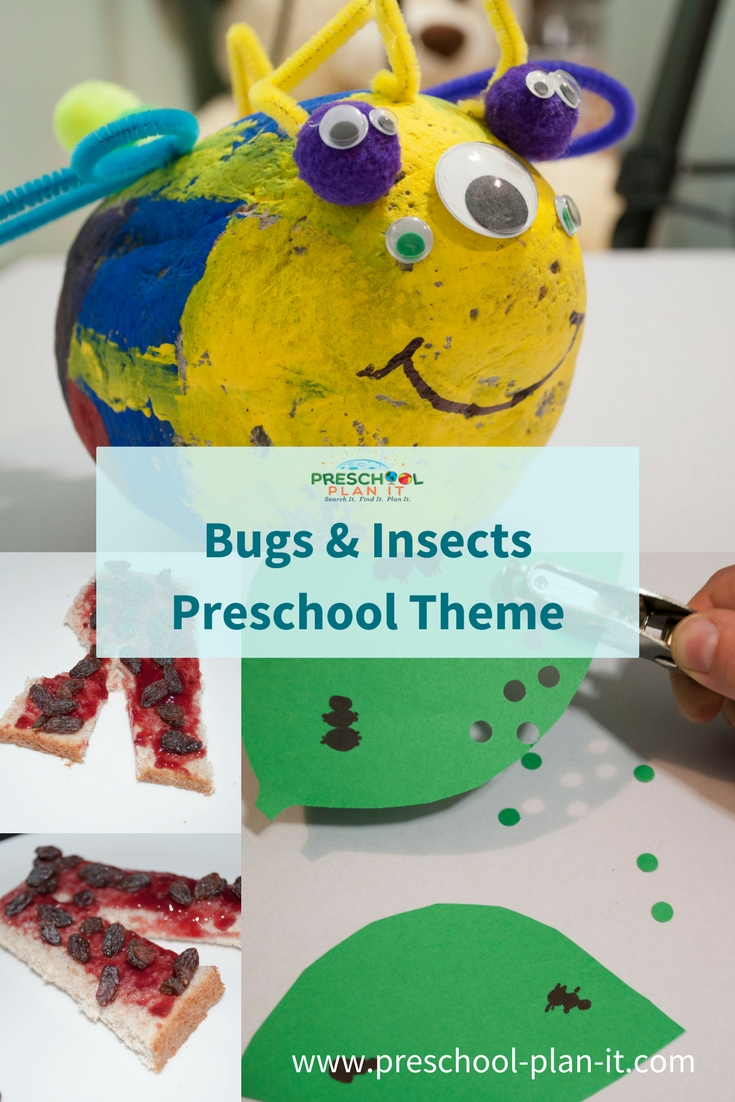 Scissor Activity: Fingerprint Bugs in the Grass • In the Bag Kids' Crafts