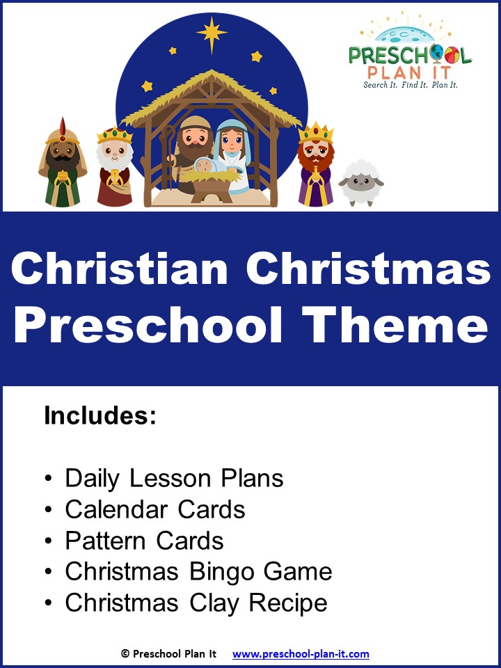A 30 page Christian Christmas Preschool Theme resource packet to help save you planning time!