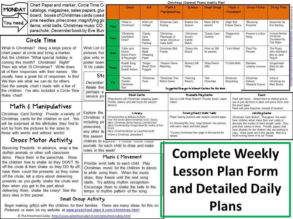 Circle Time Center Chart