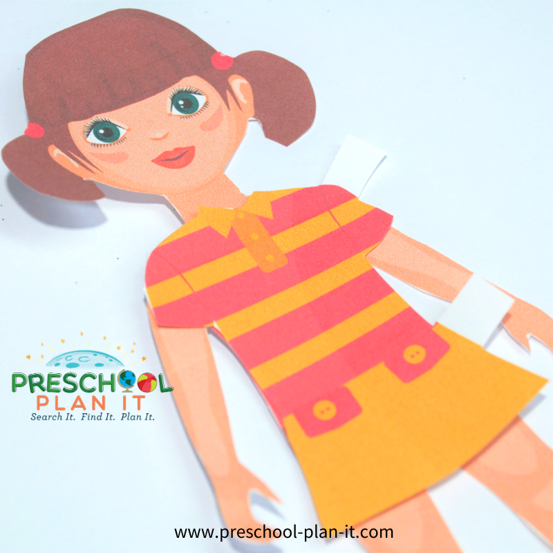 Clothes Preschool Theme Paper Dolls