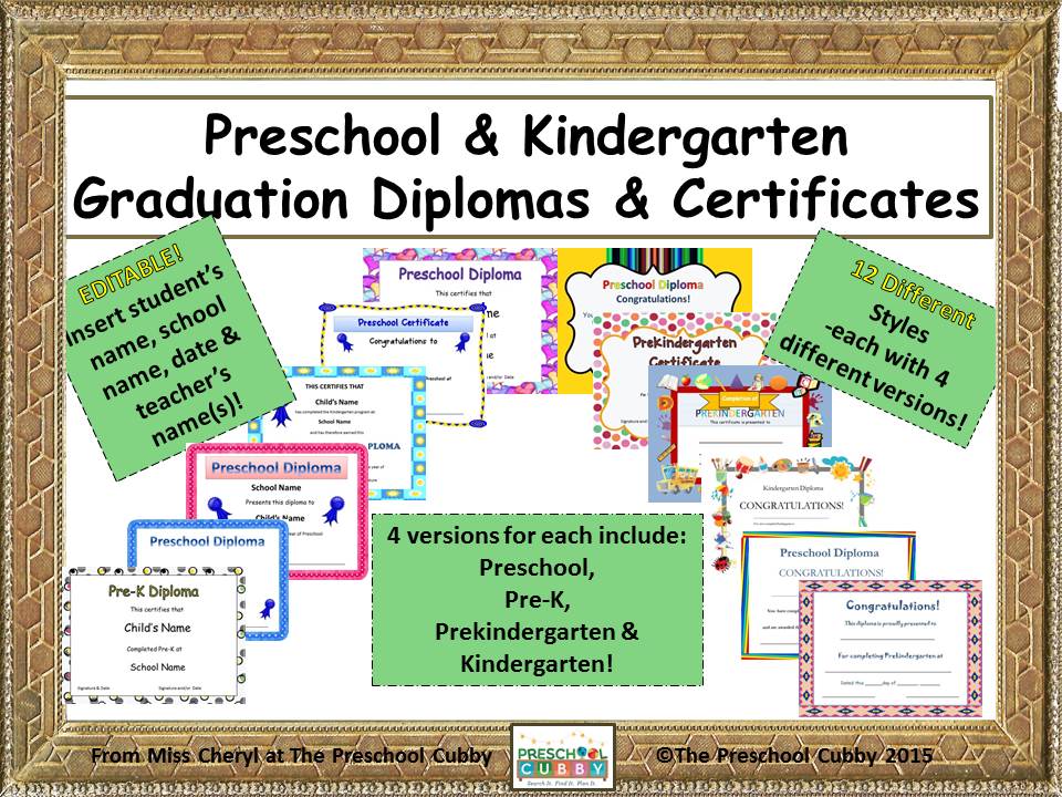 preschool graduation presentation ideas