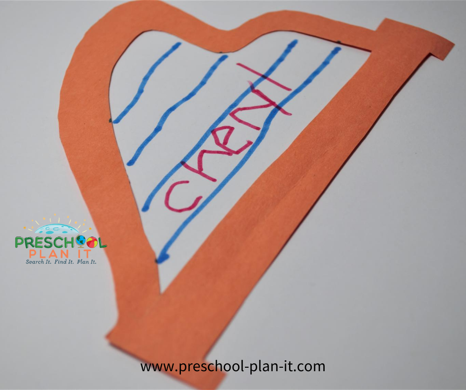 David and Goliath Preschool Theme Writing Activity