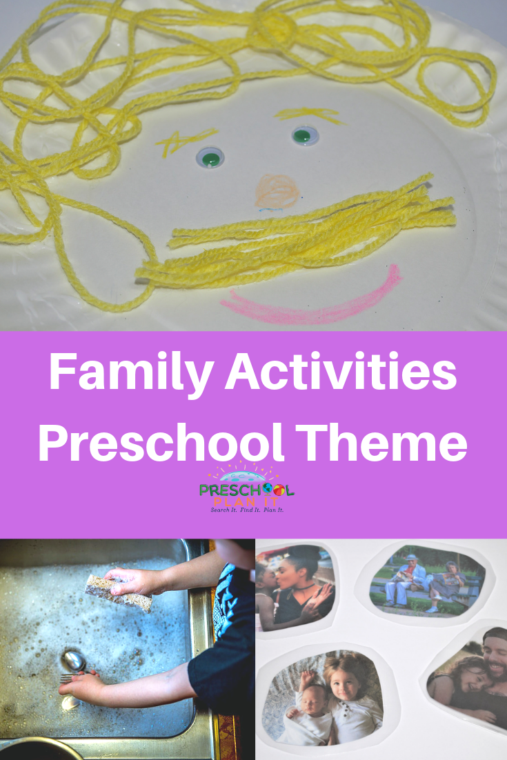 Family Theme Preschool Coloring Pages