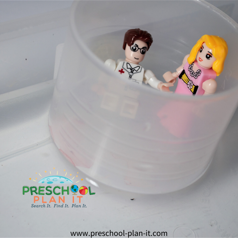 Preschool Friendship Theme Water Table Activity