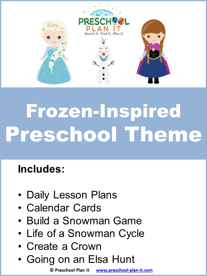A 60 page Frozen-Inspired Preschool Theme resource packet to help save you planning time!