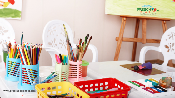 preschool writing activities interest center