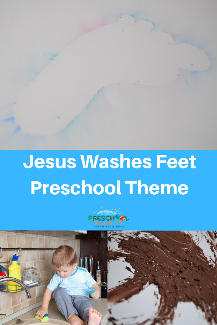 Jesus Washes Feet Preschool Bible Theme