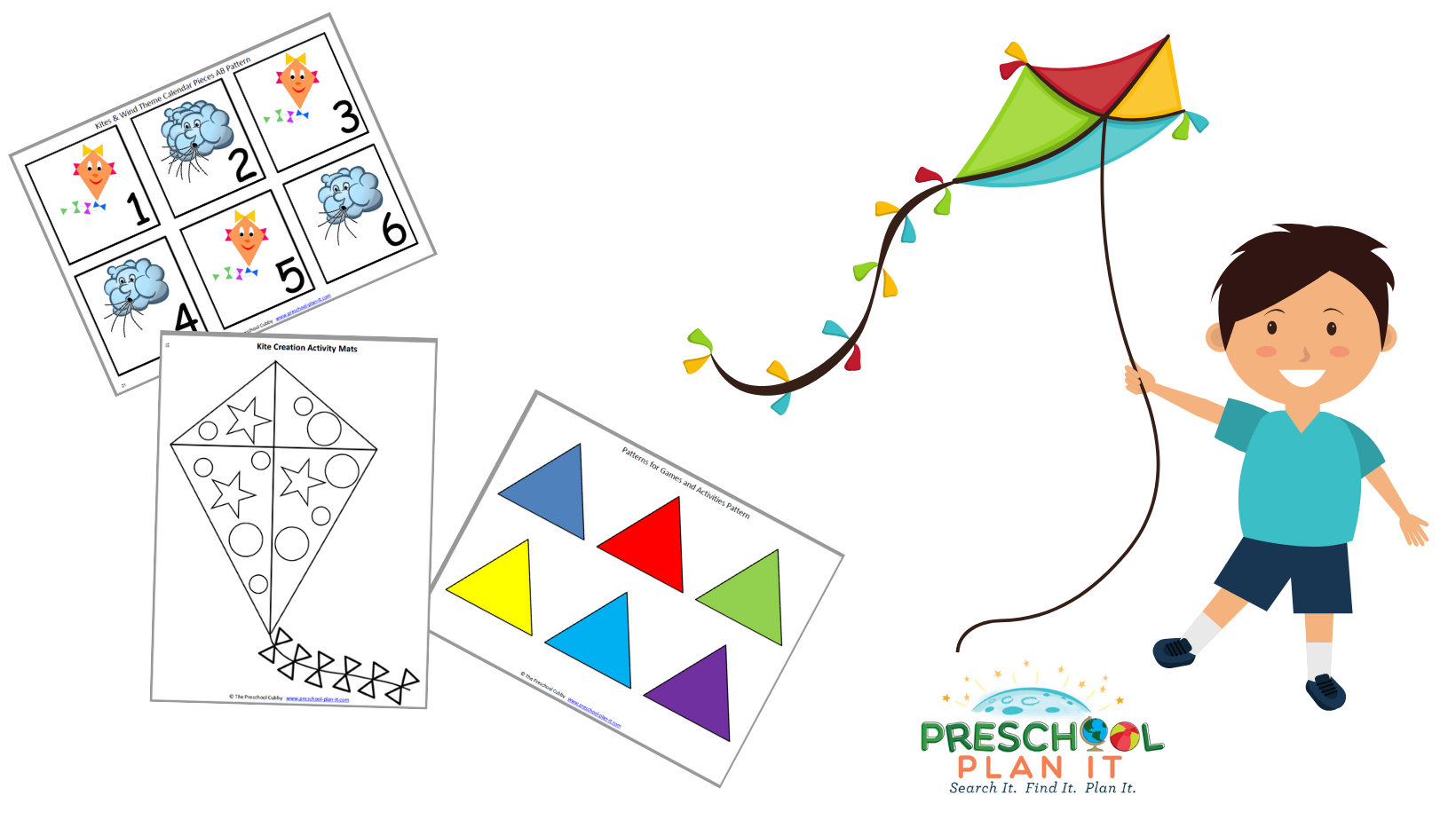 Kite Theme Toddler Activities | Preschool Curriculum & Lesson Plans | Tot  School