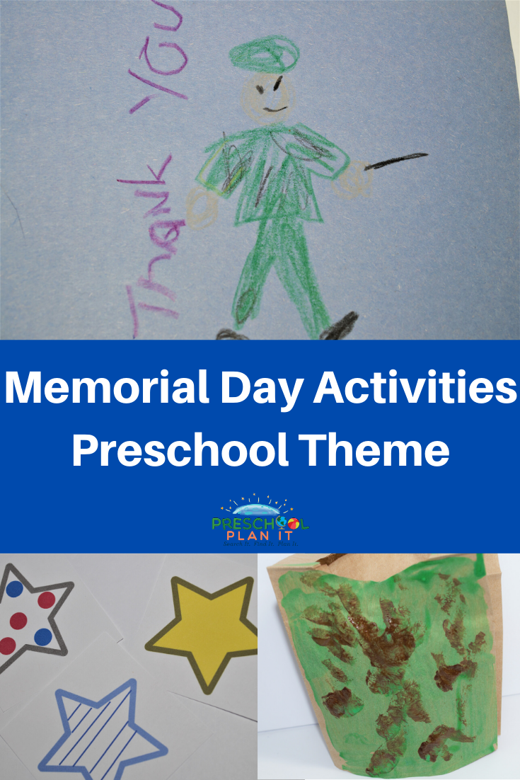 memorial day activities theme for preschool