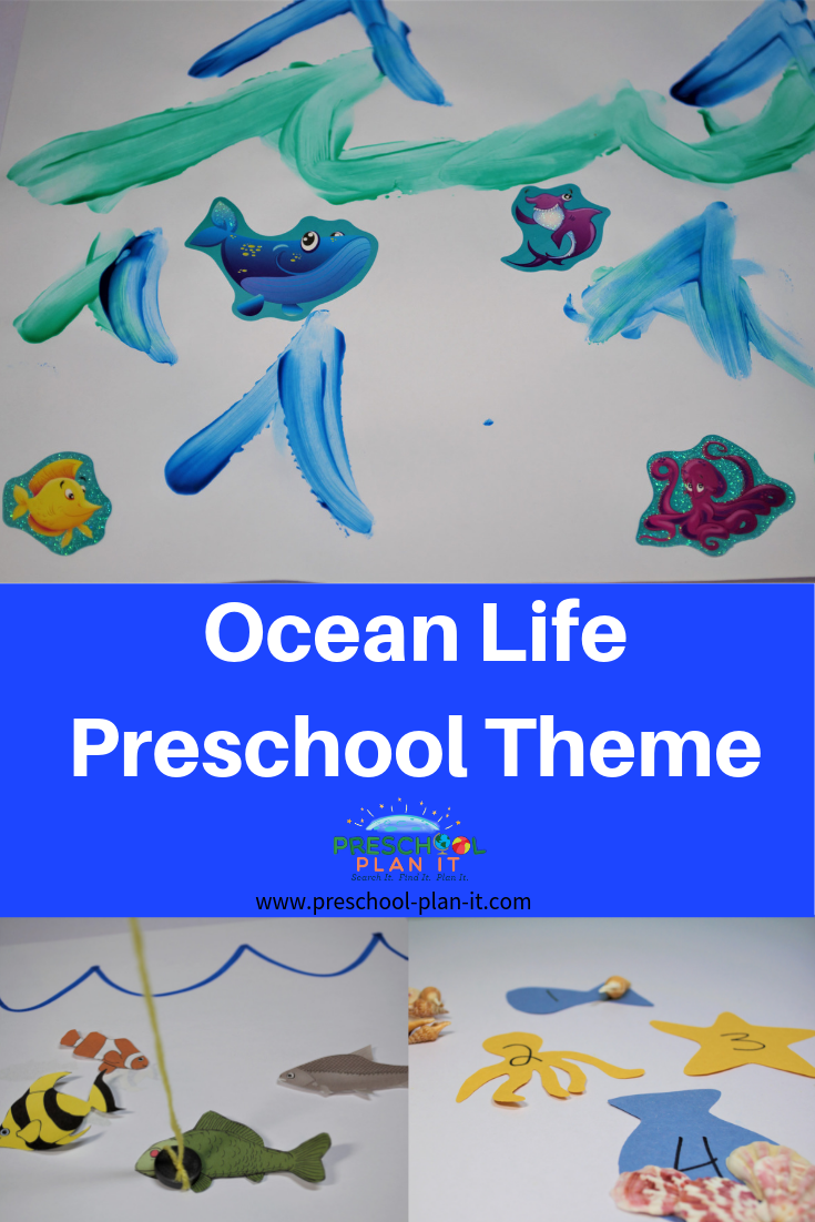 Ocean Animals Unit Study: Preschool Writing Practice