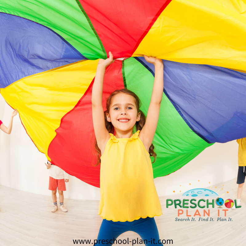 Parachute Play in Preschool