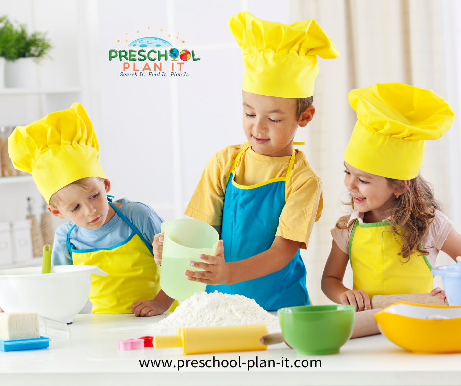Cooking Interest Center in Preschool