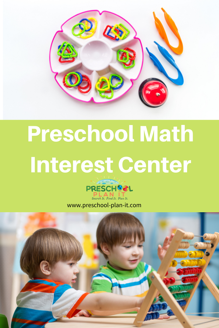 Preschool Math Interest Center