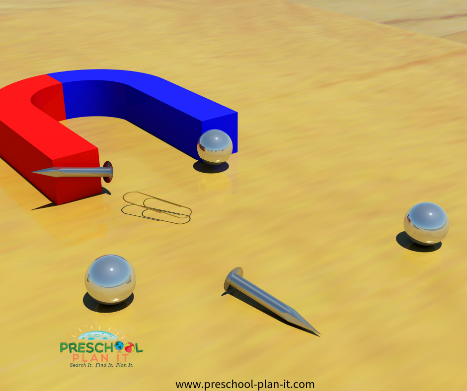 Preschool Science Activities with Magnets