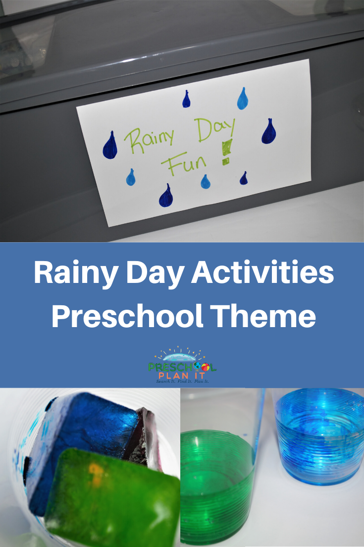 Rainy Days Activities Preschool Theme