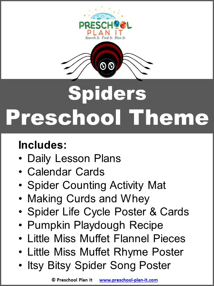 Spiders!  Preschool songs, School songs, Classroom songs