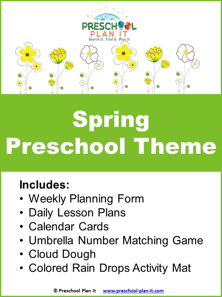 A 31 page Spring Preschool Theme resource packet to help save you planning time!