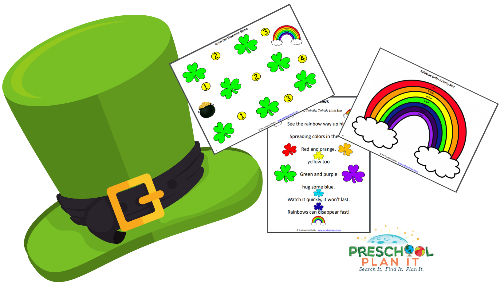 A 27 page St. Patrick's Day Theme--this is a week-long theme packet to help save you planning time!