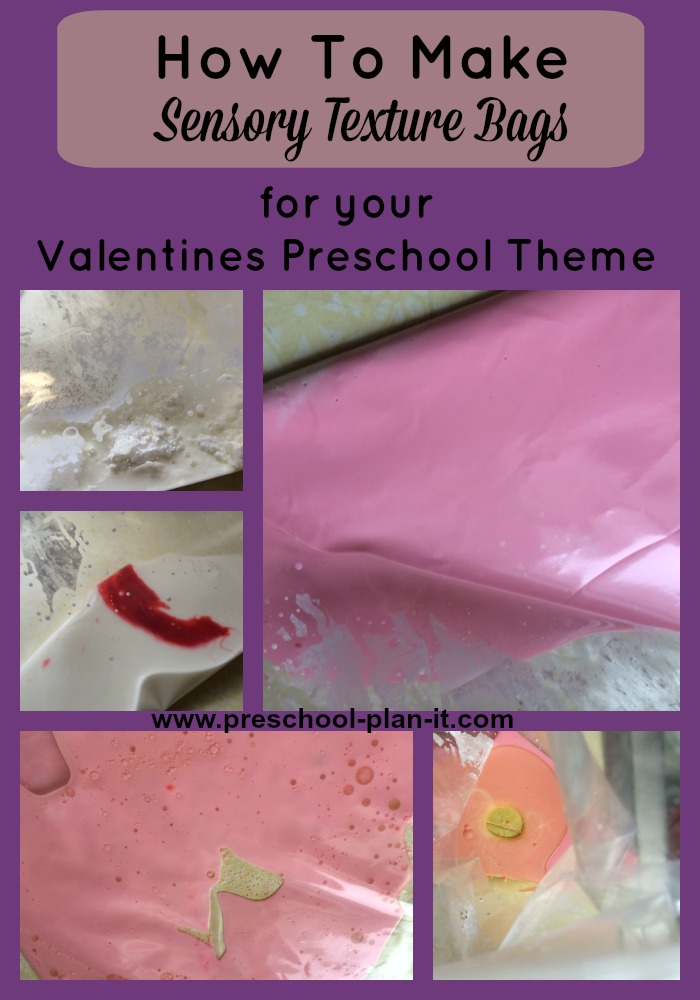 Preschool Sensory Valentines Day Bags