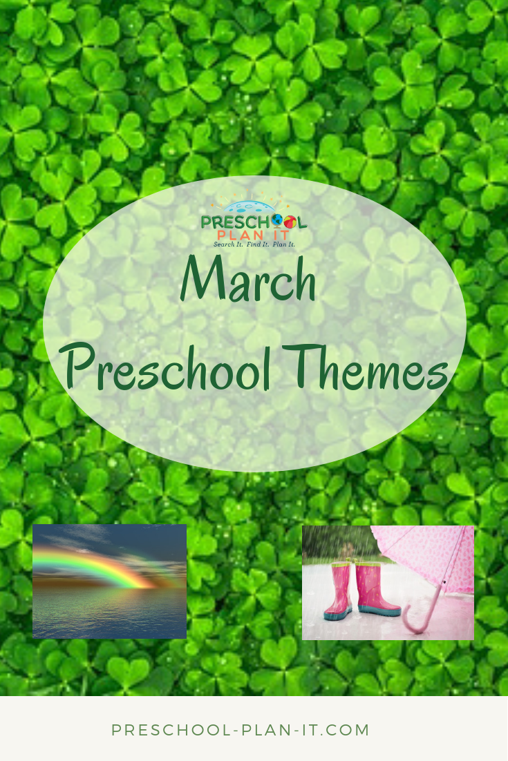 March Preschool Themes Page