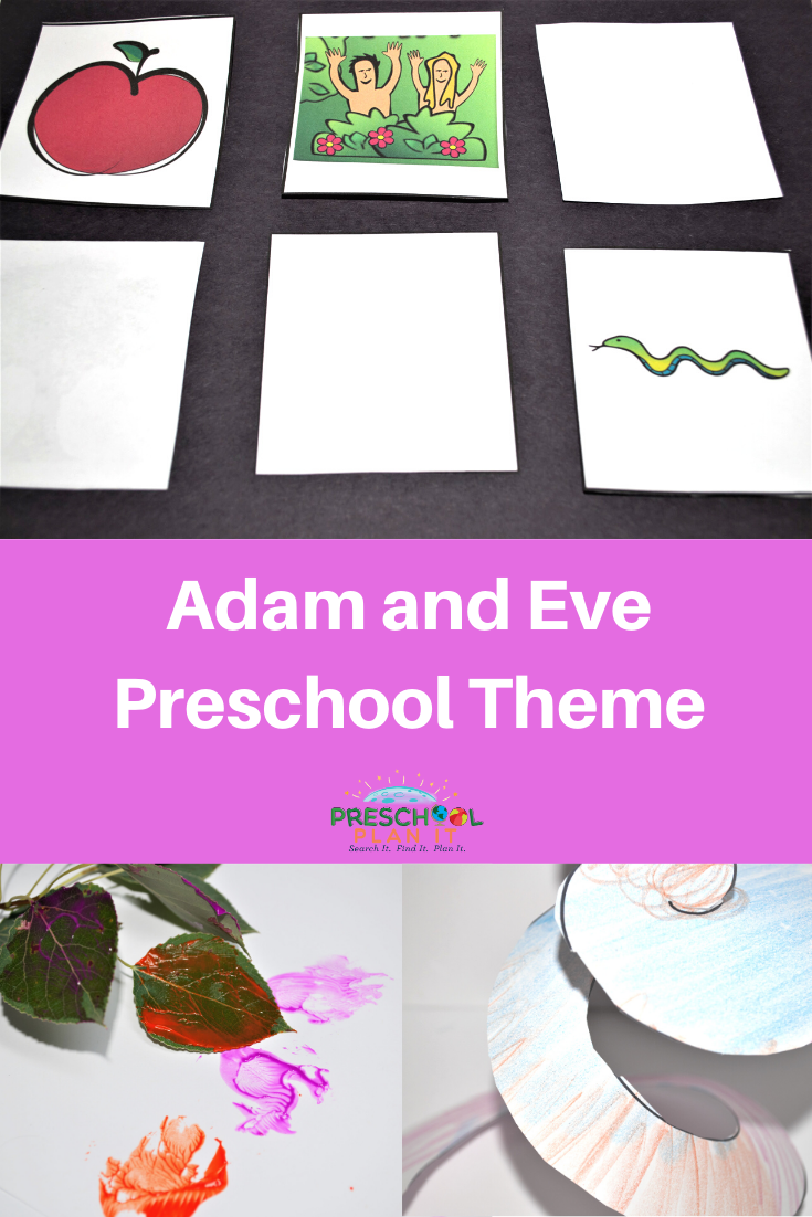 Adam and Eve Preschool Theme