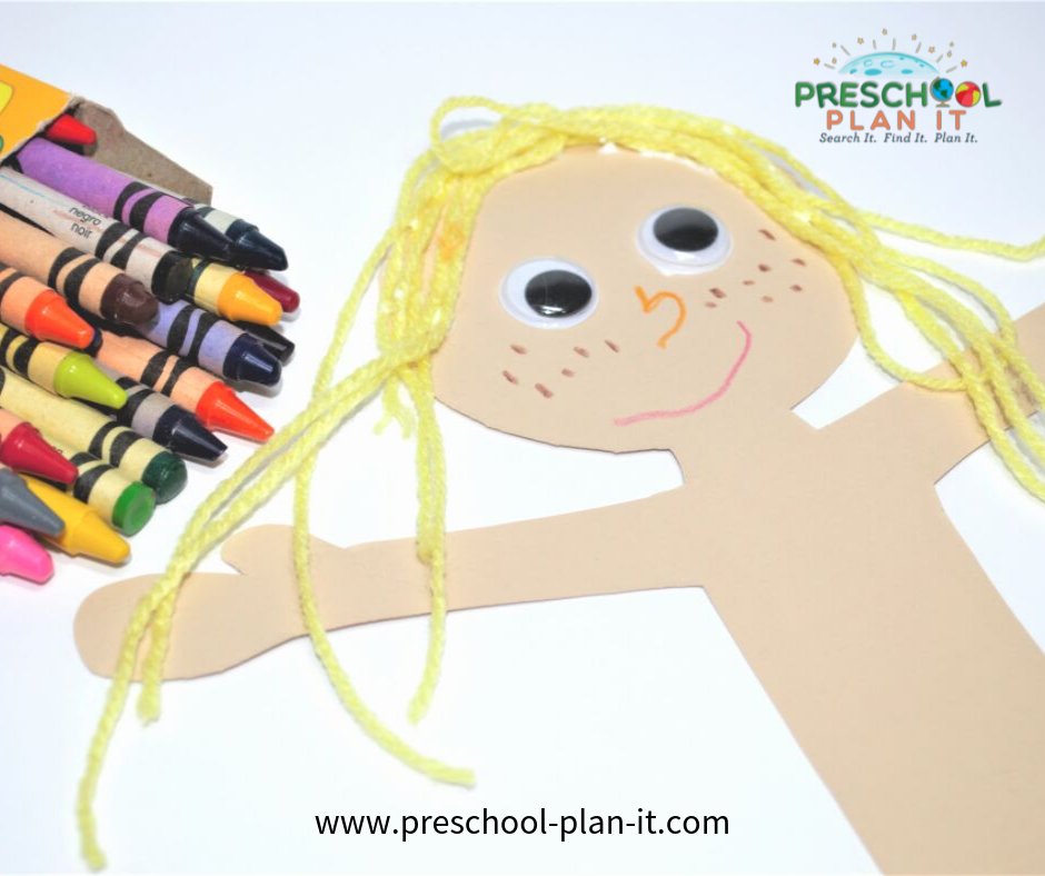 All About Me Preschool Theme Art Activity