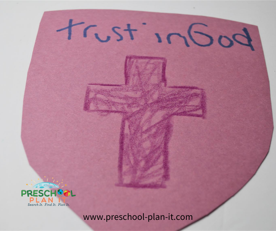 Armor of God Preschool Theme Art Activity