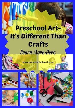 Preschool Arts and Crafts Crafts are not art