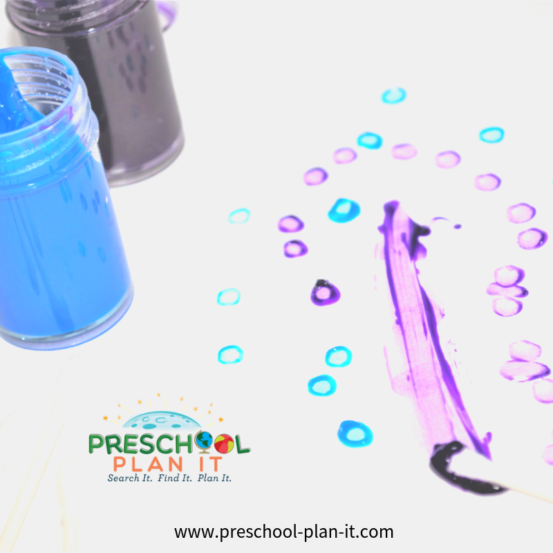 Painting Activity for a Babies Theme for Preschool