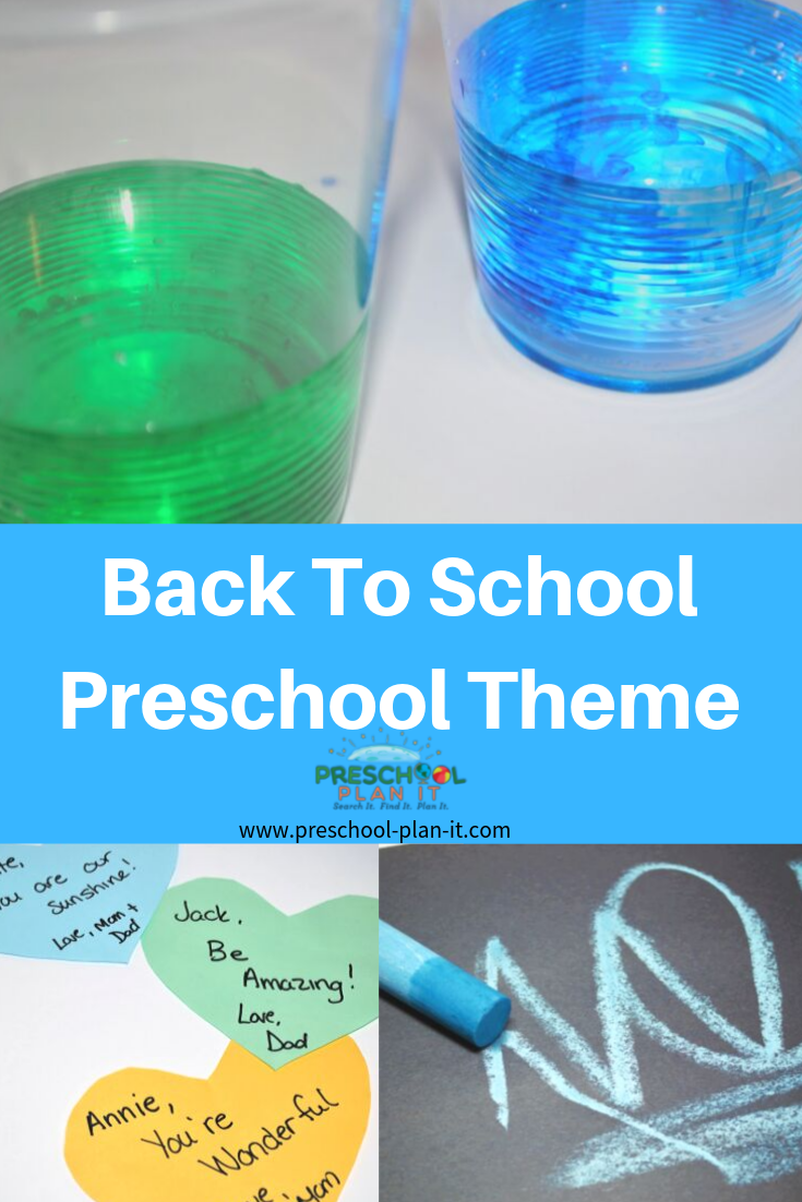 Back to School Preschool Theme