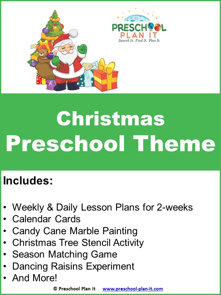 Preschool Christmas Theme Packet