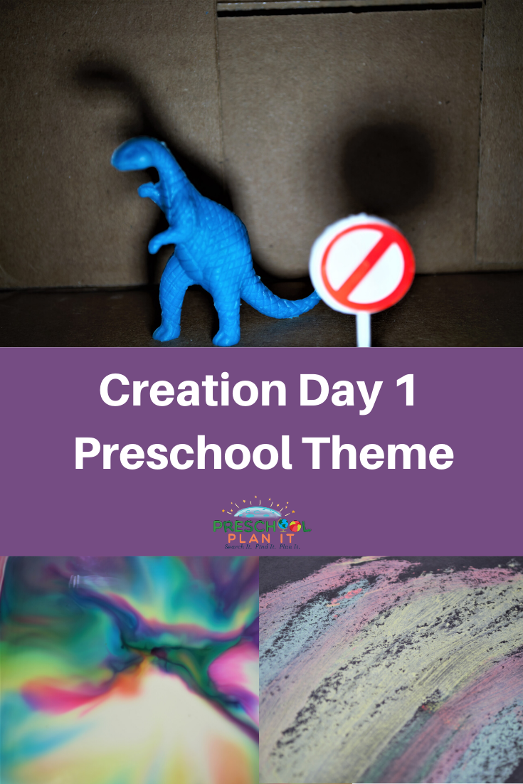 Creation Day 1 Preschool Theme