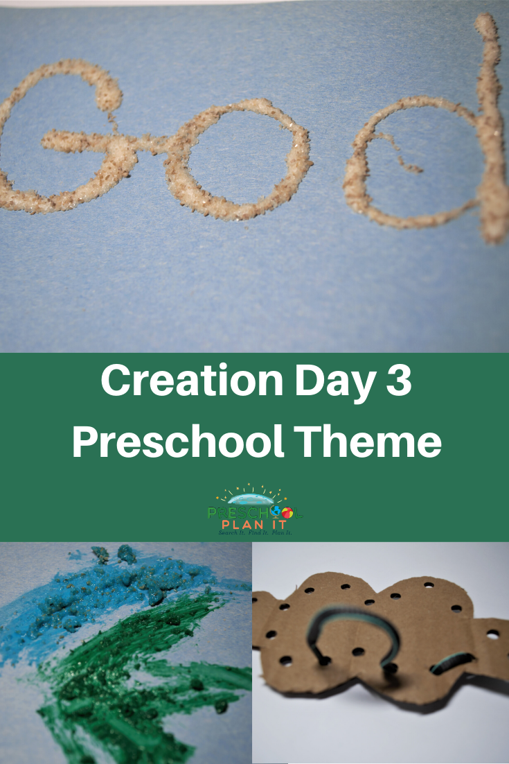 Creation Day 3 Preschool Theme