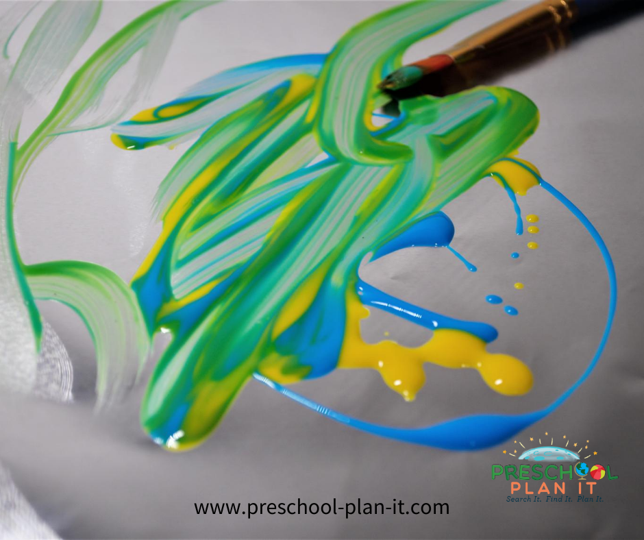 Creation Day 4 Preschool Theme Painting Activity