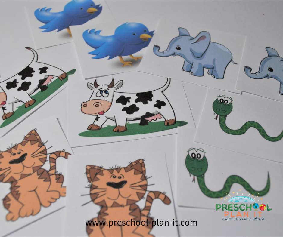 Creation Day 6 Preschool Theme Sorting Activity