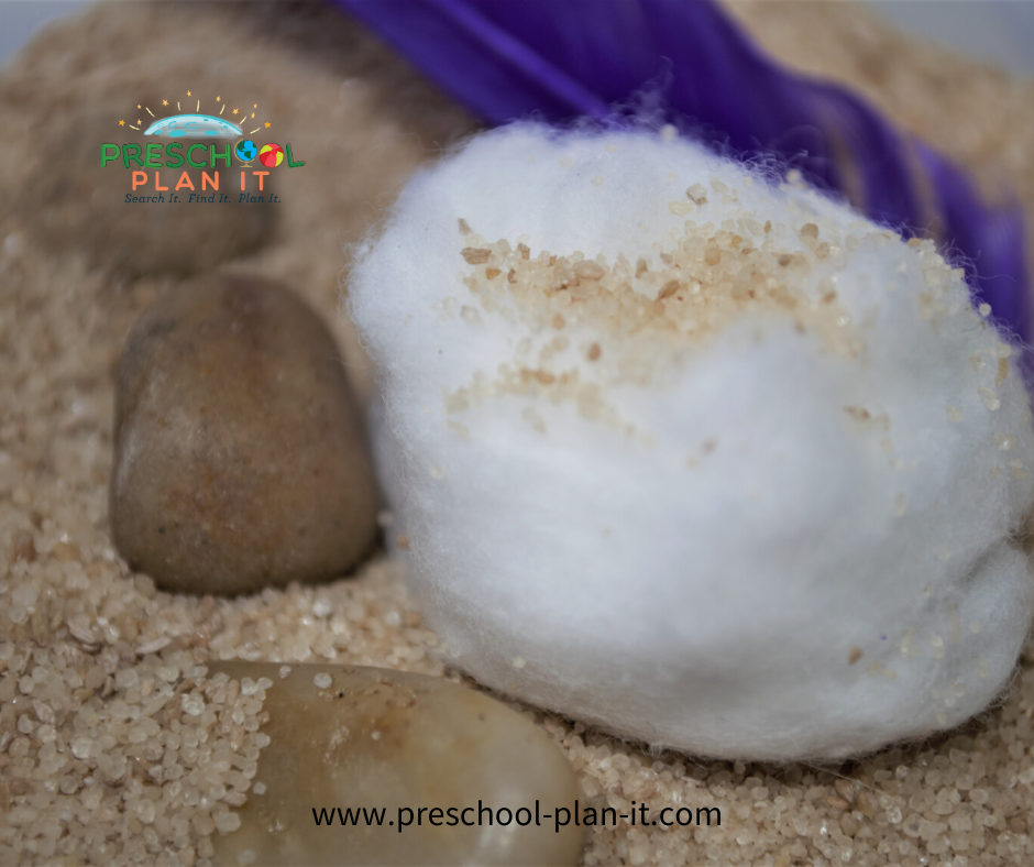 Creation Theme for Preschool Sand Table Activity