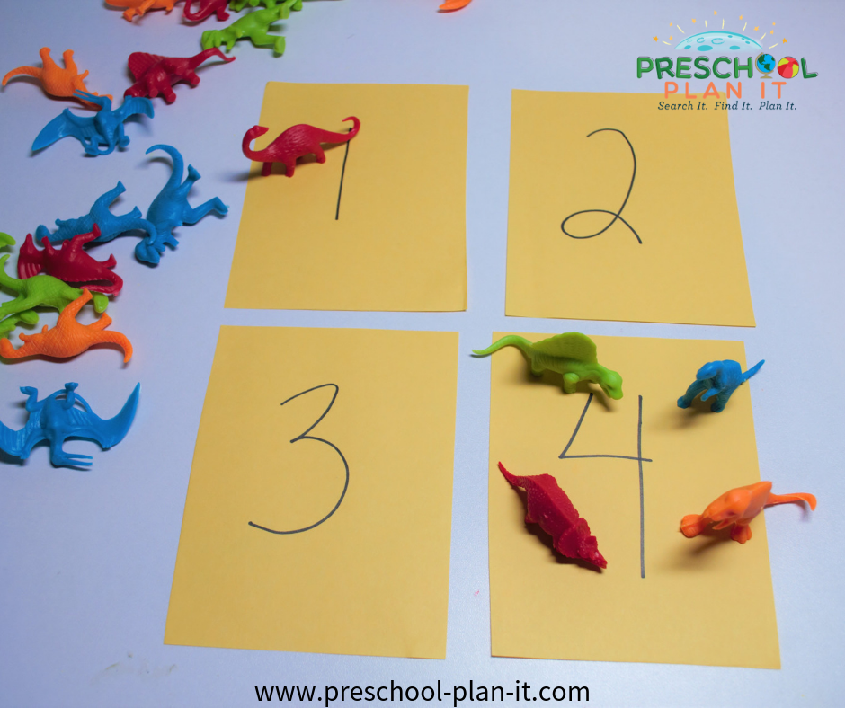 Volcanoes from the Dinosaurs Preschool Theme