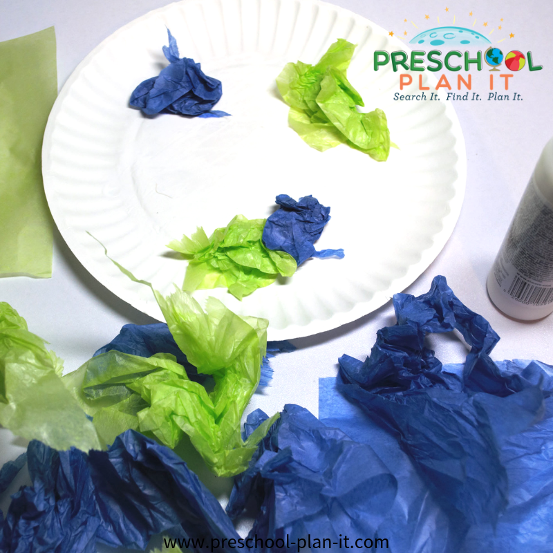 Our Planet Art for a Preschool Earth Day Activities Theme