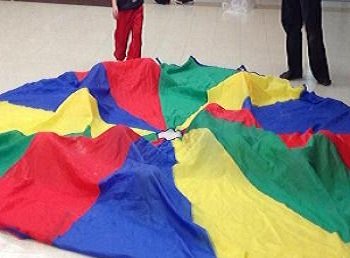 Mardi Gras Preschool Theme Parachute Fun