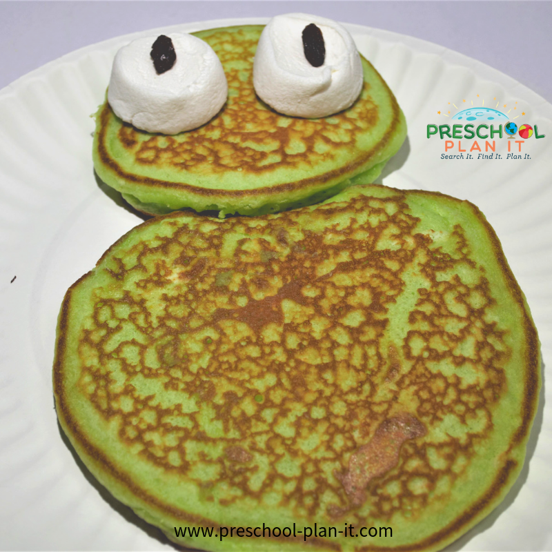 Yummy Snack for a Frog Preschool Theme