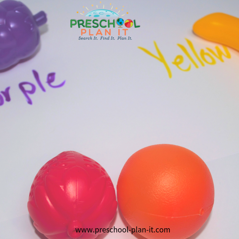 Activities for a Fruit & Vegetables Preschool Theme